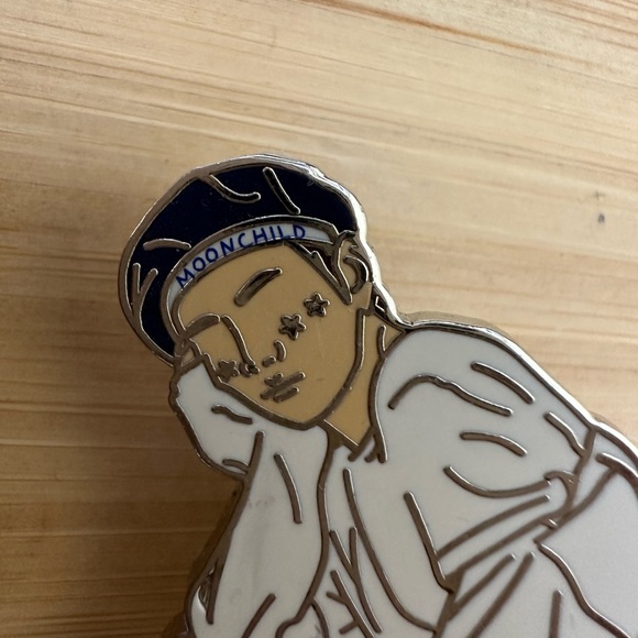 BTS RM Namjoon Moonchild Enamel Pin - Picture 4 of 5
